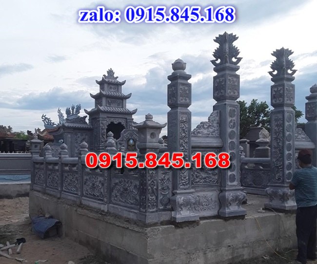 Lăng mộ đá gia đình, lăng mộ ông bà bố mẹ gia tộc, khuôn viên lăng mộ đá xanh trắng vàng granite nguyên khối, nhà mồ bằng đá để thờ tro cốt, giá nơi địa chỉ bán lăng mộ đá, kích thước lăng mộ đá cẩm thạch, lăng mộ đá tự nhiên, xây lăng mộ đá đơn giản, lan can tường bao hàng rào đá khối, nghĩa trang gia đình dòng họ bằng đá, cuốn thư bình phong trước mộ đá, đá bậc lát sân nền lăng mộ, bậc tam cấp rồng bậc thềm chiếu rồng lăng mộ, lư đỉnh hương đèn hạc thờ đá, cổng cột đá lăng mộ, 
