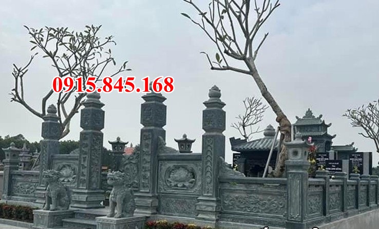mẫu 01+ Khu lăng mộ đá đẹp bán tại Bắc Ninh - nghĩa trang