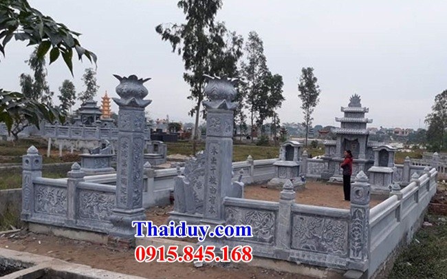 01 Nghĩa trang đá dòng họ gia đình ông bà bố mẹ đẹp bán tại Quảng Trị