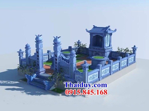 01 Nghĩa trang đá thiết kế hiện đại dòng họ gia đình ông bà bố mẹ đẹp bán tại Quảng Trị