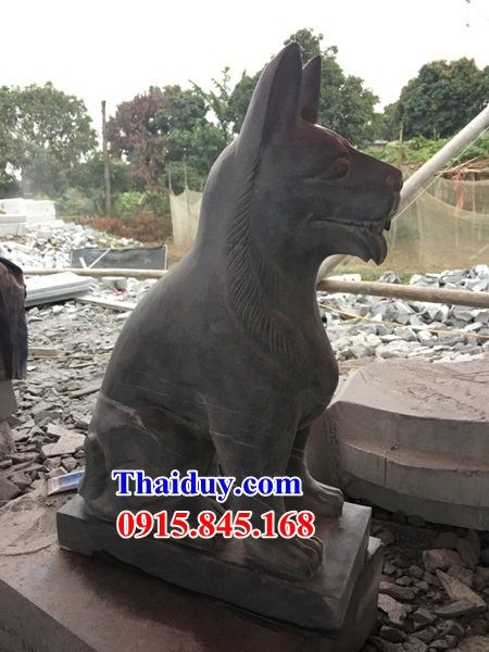 02 Mẫu chó đá thanh hóa phong thủy canh cổng trấn yểm đẹp bán tại Bắc Ninh