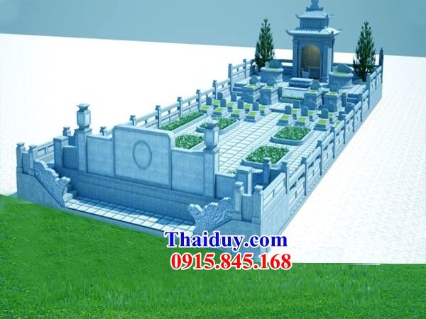 02 Nghĩa trang đá cao cấp đẹp bán Quảng Bình thiết kế hiện đại