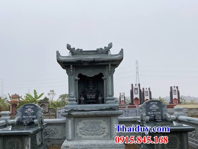 03 Mẫu lăng củng kỳ đài lầu am đá thanh hóa thờ chung nghĩa trang khu mộ gia đình dòng họ ông bà bố mẹ đẹp bán tại Hải Phòng