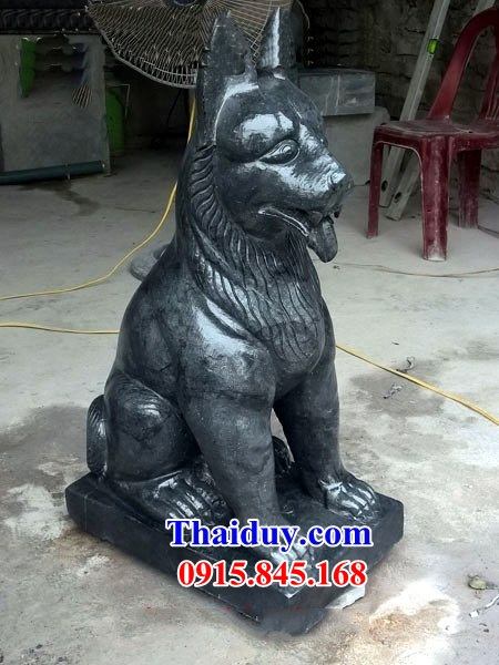 04 Mẫu chó đá thanh hóa trấn yểm phong thủy canh cổng đẹp bán tại Lạng Sơn
