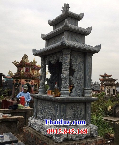 05 Lăng kỳ đài củng am lầu cây hương đá thanh hóa thờ chung nghĩa trang khu mộ gia đình dòng họ ông bà bố mẹ đẹp bán tại Quảng Ninh