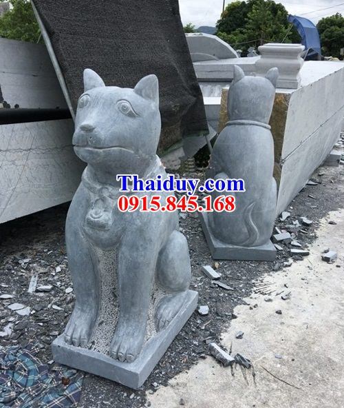 05 Mẫu chó đá thanh hóa phong thủy canh cổng trấn yểm đẹp bán tại Hưng Yên