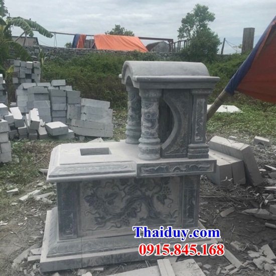 05 Mộ mồ mả đá một mái đẹp bán tại Hà Giang