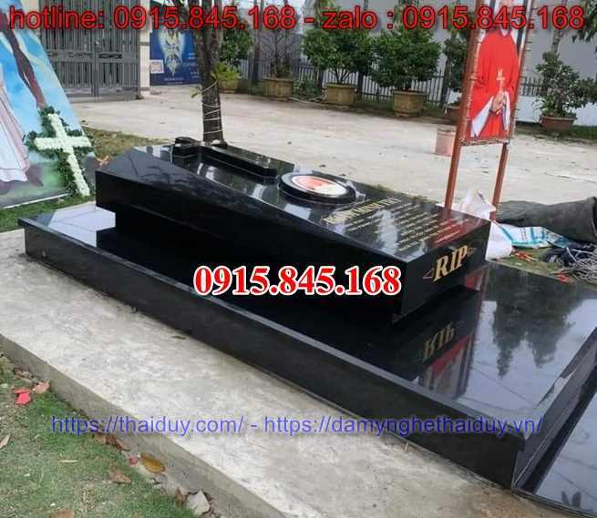 06 Mộ công giáo bằng đá đẹp bán tại Quảng Ninh - 07.05.2024