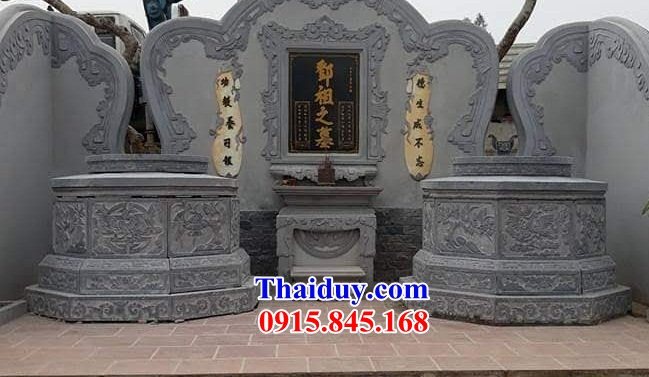 06 Mộ lục lăng bằng đá đẹp bán tại Hà Tĩnh