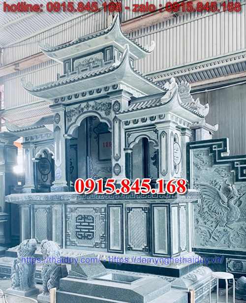 06 Nghĩa trang đá đẹp phong thủy bán Lai Châu - lăng mộ 2026