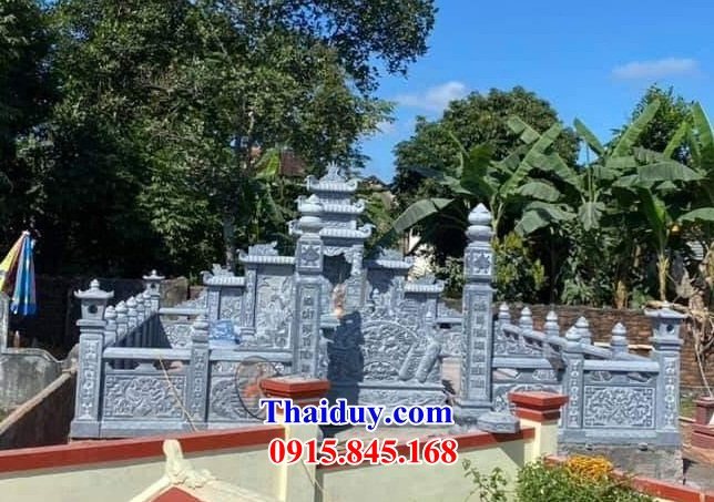 06 Nghĩa trang đá xanh đẹp phong thủy gia đình dòng họ ông bà bố mẹ bán Lai Châu
