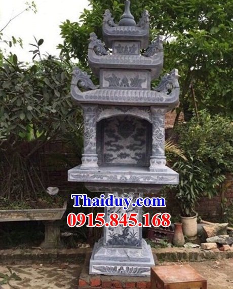 07 Cây hương bàn miếu kỳ đài trang thờ sơn thần linh thổ địa ngoài trời bằng đá ninh bình tự nhiên đẹp bán tại Quảng Ninh