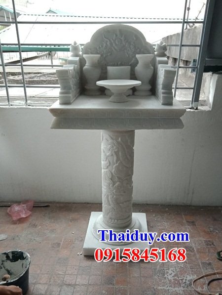 Hương án thiên thờ đá xanh tự nhiên bán Nam Định - 5