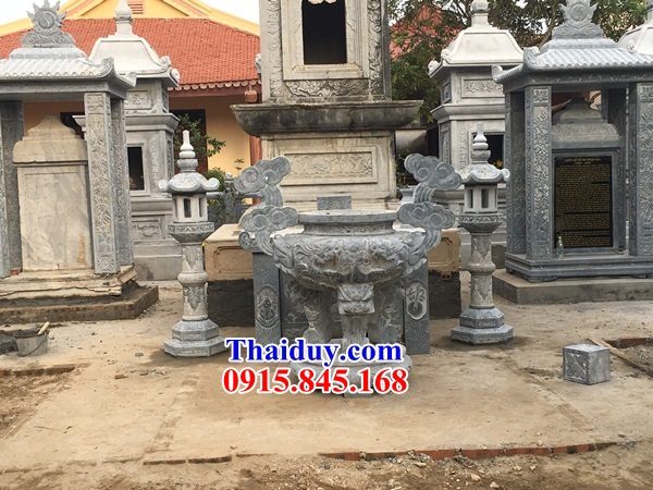 11 Mẫu lư đỉnh hương đá đình đền chùa miếu nhà thờ từ đường nghĩa trang khu lăng mộ mồ mả gia đình dòng họ tổ tiên ông bà đẹp bán tại Thừa Thiên Huế
