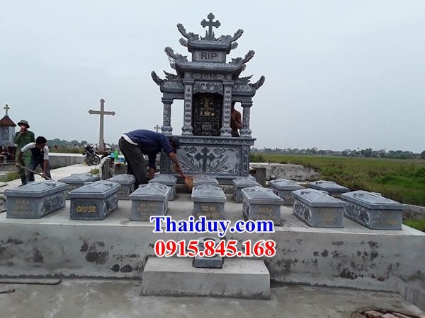 11 Mộ lăng mồ mả công giáo người theo đạo thiên chúa bằng đá ninh bình đẹp bán tại Vĩnh Phúc