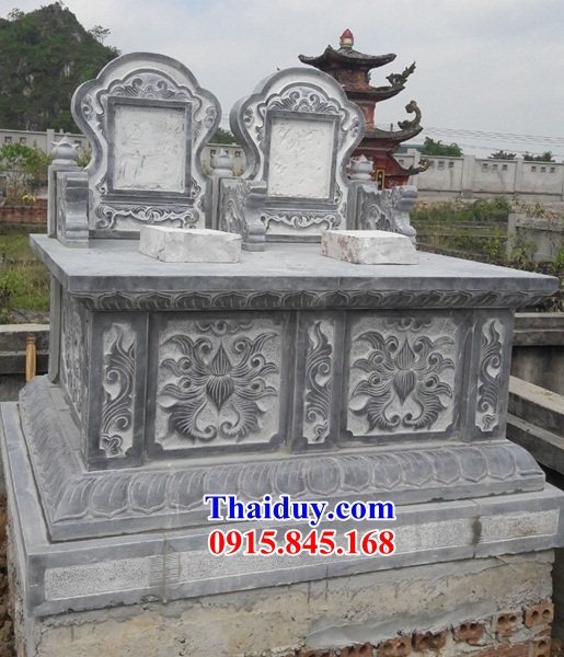 11 mẫu lăng mộ đôi gia đình bằng đá bán báo giá đẹp nhất Việt Nam