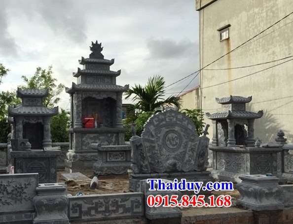 12 Cây hương lầu kỳ đài am củng lăng đá xanh ninh bình nghĩa trang khu lăng mộ mồ mả gia đình dòng họ ông bà bố mẹ đẹp bán tại Tuyên Quang