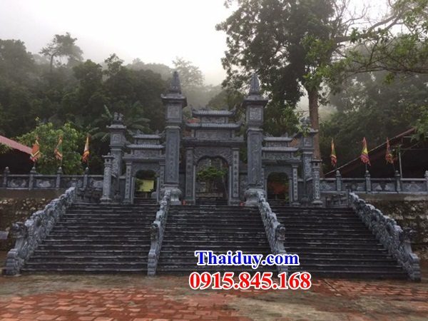 13 Cổng đá ninh bình nguyên khối tứ trụ tam quan đình đền chùa miếu nhà thờ từ đường gia đình dòng họ tổ tiên đẹp bán tại Cần Thơ