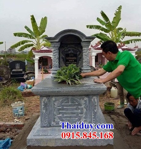 13 Mộ mồ mả đá một mái gia đình dòng họ ông bà bố mẹ đẹp bán tại Quảng Trị