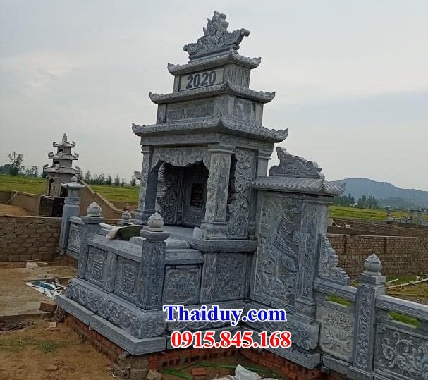 13 mộ đá đôi ba mái đẹp nhất hiện nay