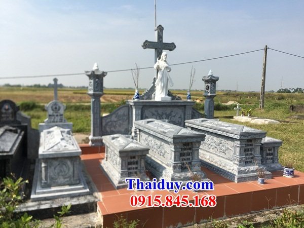 14 Mẫu mộ đạo thiên chúa công giáo bằng đá mỹ nghệ Ninh Bình
