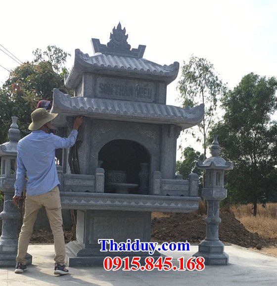 Miếu am thờ tro cốt bằng đá khối bán Thái Nguyên - 5