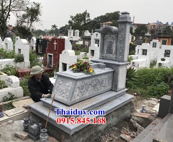 14 Mộ lăng mồ mả công giáo đạo thiên chúa bằng đá ninh bình bán tại Tuyên Quang