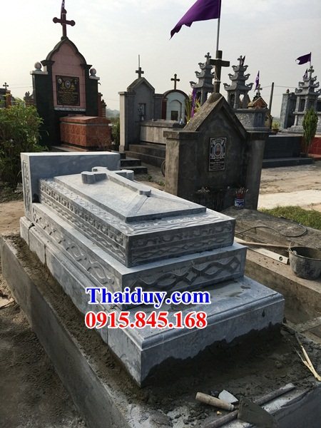 15 Mộ lăng mồ mả công giáo đạo thiên chúa bằng đá đẹp bán tại Lào Cai