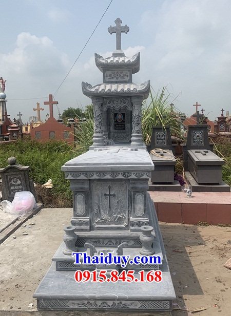 15 Mộ lăng mồ mả công giáo đạo thiên chúa bằng đá thanh hóa khối đẹp bán tại Lào Cai