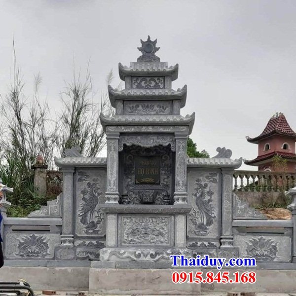 16 Củng đá xanh thờ chung đẹp bán tại Thái Bình
