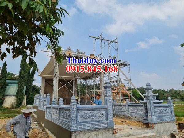 16 Mẫu lan can mộ mồ mả đá đẹp Ninh Thuận
