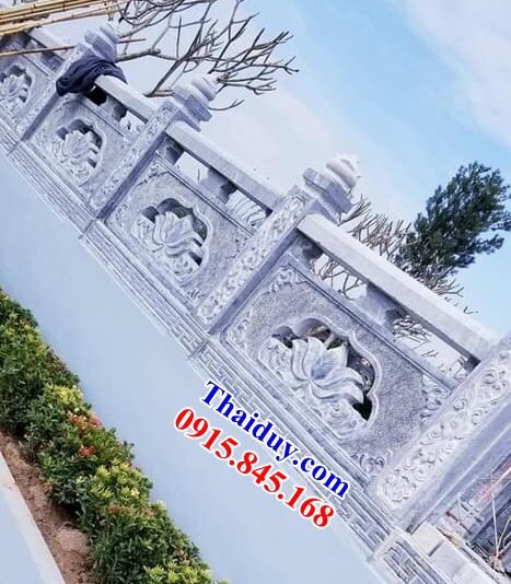 16 Mẫu lan can tường bao hàng rào mộ mồ mả đá thanh hóa nghĩa trang gia đình dòng họ đẹp bán Ninh Thuận