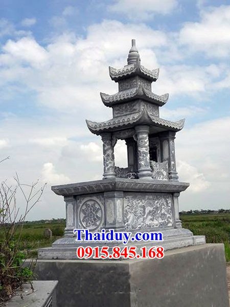 16 Mộ mồ mả đá thanh hóa ba mái gia đình ông bà bố mẹ dòng họ đẹp bán tại Quảng Bình