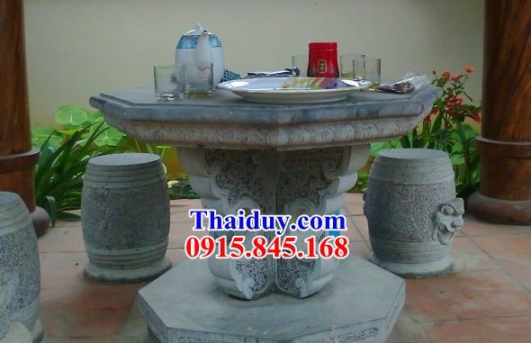 17 Mẫu bộ bàn ghế đá ninh bình sân vườn biệt thự gia đình tư gia đẹp bán tại đồng tháp giá rẻ