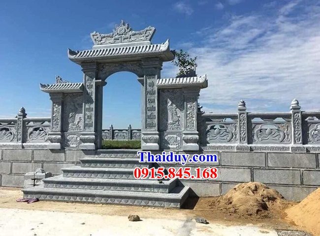 17 Mẫu lan can tường hàng rào lăng mộ mồ mả đá ninh bình nghĩa trang gia đình dòng họ đẹp bán Bình Thuận