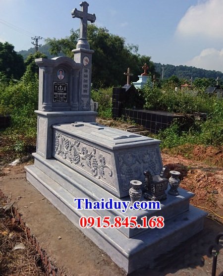 21 Mẫu mộ lăng mồ mả công giáo đạo thiên chúa bằng đá thanh hóa bán tại Thanh Hóa