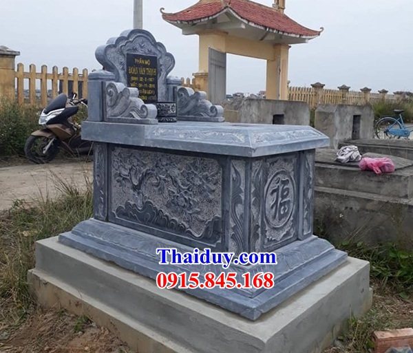 22 Mộ mồ mả đá thanh hóa liền nguyên khối hiện đại cao cấp đơn giản không mái tam ba năm cấp đẹp bán tại Bạc Liêu