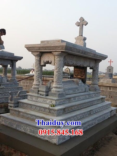 25 Mộ lăng mồ mả công giáo đạo thiên chúa bằng đá ninh bình đẹp bán tại Quảng Trị