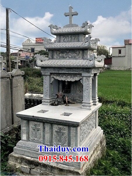 25 Mộ lăng mồ mả công giáo đạo thiên chúa bằng đá thanh hóa đẹp bán tại Quảng Trị