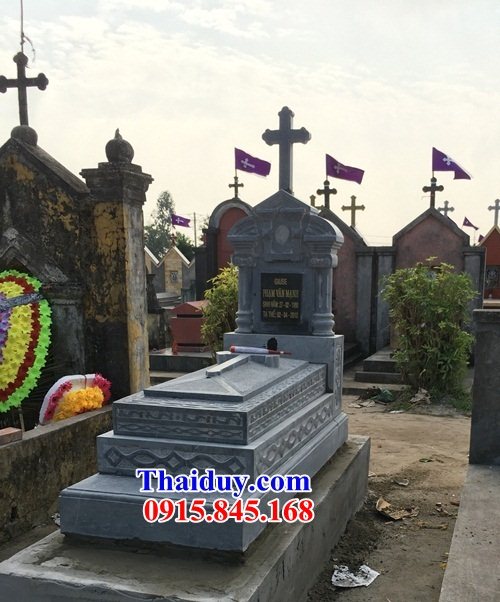 26 Mộ lăng mồ mả công giáo đạo thiên chúa bằng đá bán tại Thừa Thiên Huế