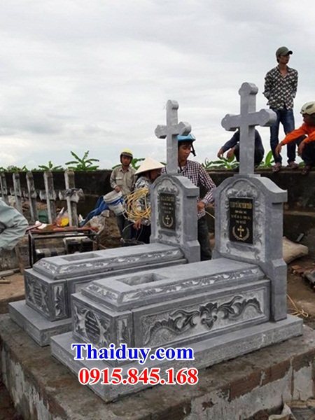 30 Mộ lăng mồ mả công giáo đạo thiên chúa bằng đá thanh hóa đẹp bán tại Bình Định