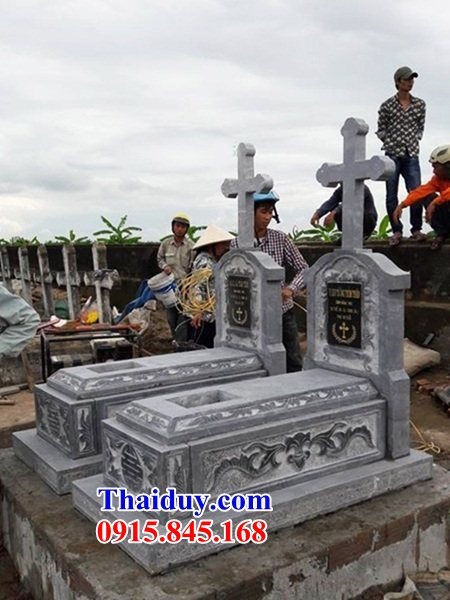 32 Mộ lăng mồ mả công giáo đạo thiên chúa bằng đá thanh hóa đẹp bán tại Khánh Hòa