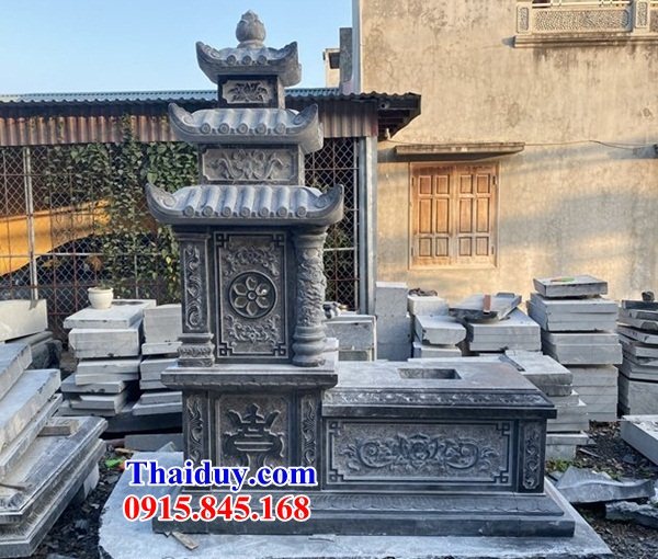 32 Mộ mồ mả đá xanh ba mái cất giữ để đựng hũ hộp tro hài cốt bố mẹ ông bà gia đình dòng họ ba má bán tại TP Hồ Chí Minh
