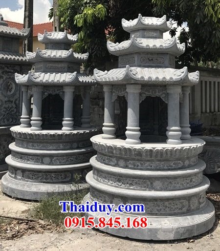 32 Mộ mồ mả tròn ông bà cô tổ tiên bố mẹ hình tròn bằng đá tự nhiên đẹp bán bắc kạn