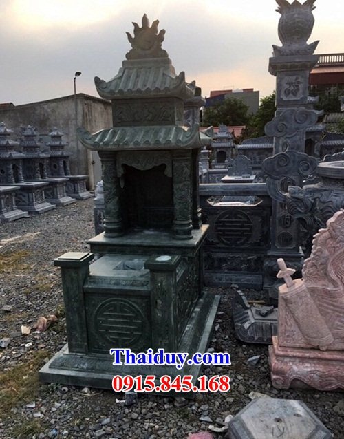 35 Mộ mồ mả gia đình dòng họ ông bà bố mẹ hai mái bằng đá ninh bình đẹp bán tại Lai Châu