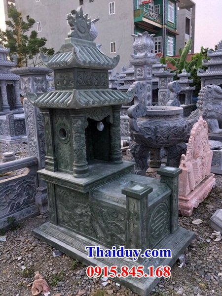 36 Mộ mồ mả bố mẹ ông bà gia đình dòng họ hai mái bằng đá đẹp bán tại Thanh Hóa