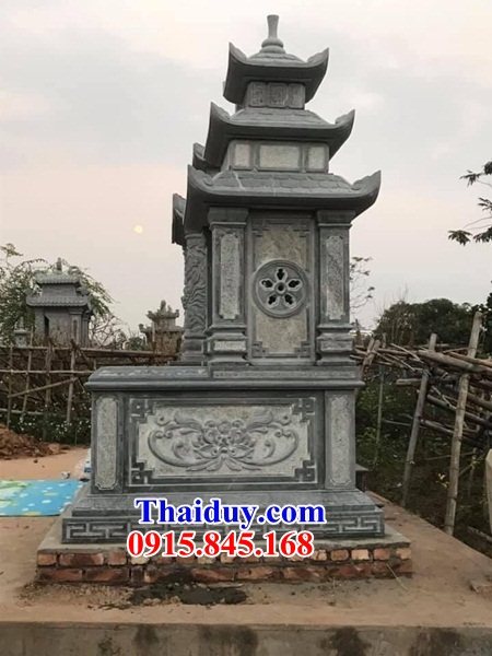 36 Mộ mồ mả đá ba mái cất giữ để đựng hũ hộp tro hài cốt gia đình dòng họ ông bà bố mẹ ba má đẹp bán tại Đồng Nai