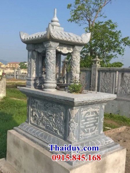 36 Mộ mồ mả đá một mái cất giữ để đựng để hũ hộp tro hài cốt đẹp bán tại An Giang
