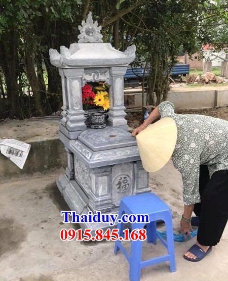 36 Mộ mồ mả đá ninh bình một mái cất giữ để đựng để hũ hộp tro hài cốt đẹp bán tại An Giang
