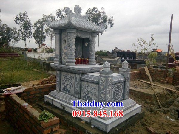 39 Mẫu mộ mồ mả đá một mái đẹp bán tại Cà Mau